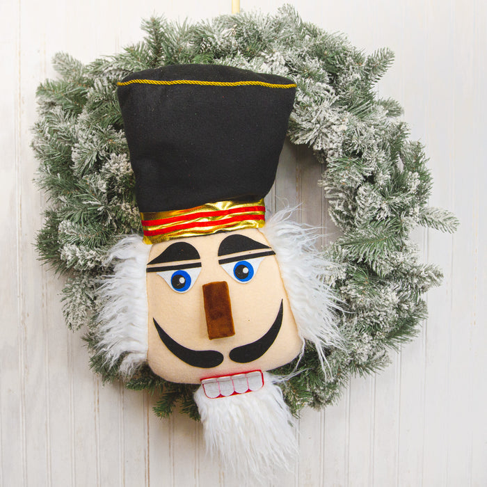 Plush Nutcracker Face