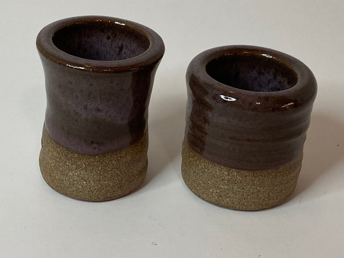 Pottery Shot Glass - Chocolate