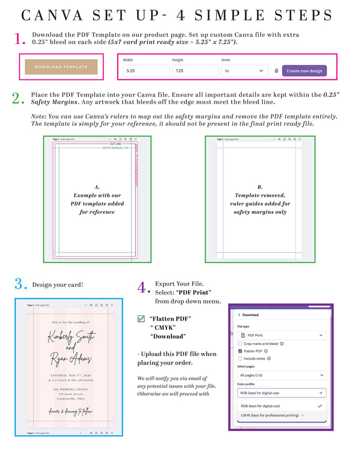Print Your Design - 5" x 7" Card (A7)