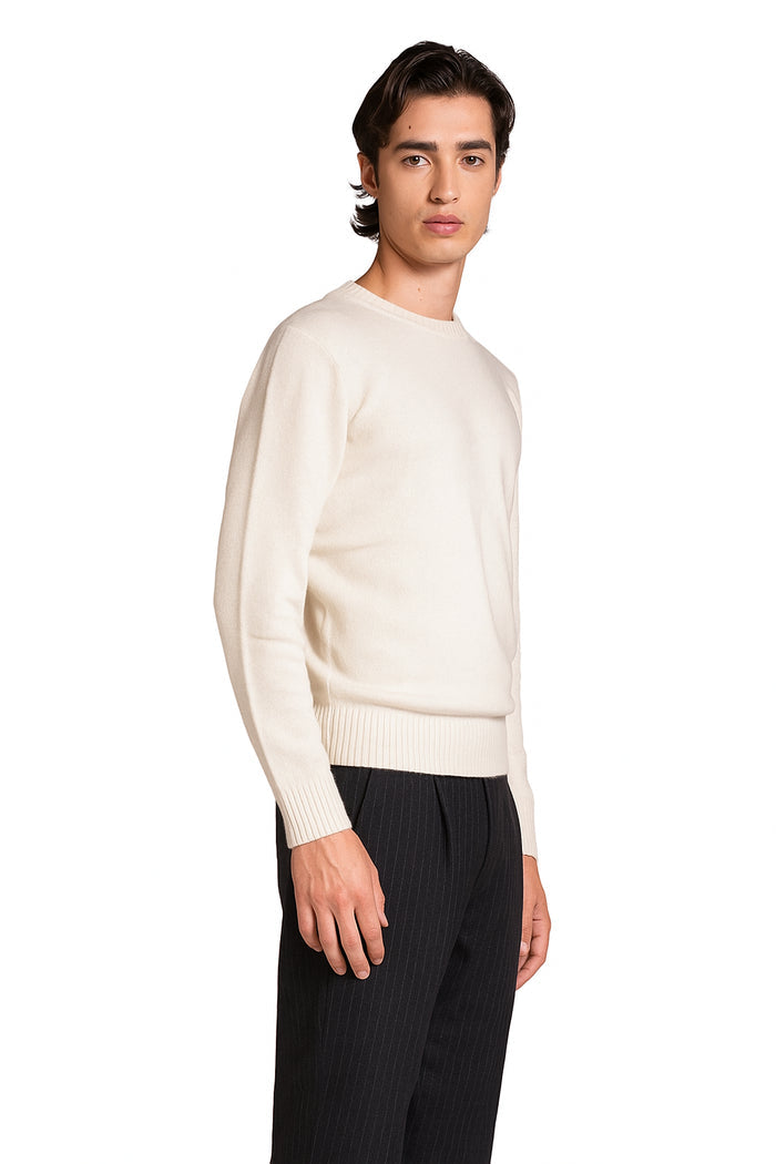 IMPURE pullover lana bianco CHARLIE LANA-BIANCO