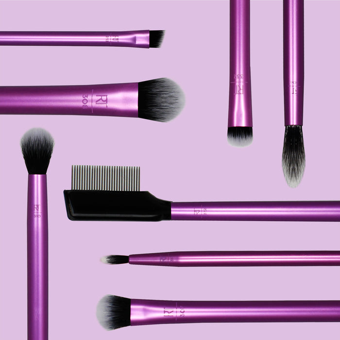 Real Techniques Every Day Eye 8 Piece Essentials For eyeshadow + eyeliner + mascara