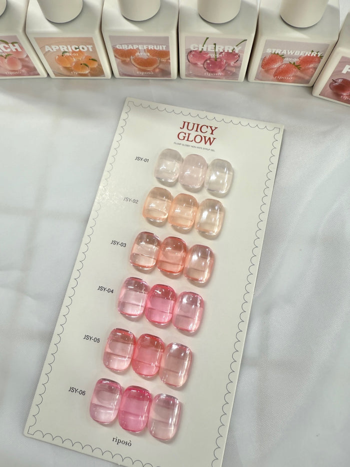 RIPOSO Juicy Glow Syrup Gel Collection