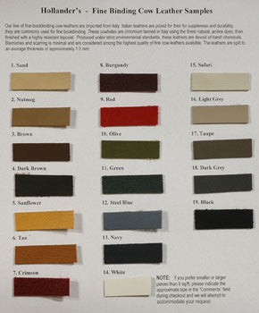 Samples Fine Cow Leather
