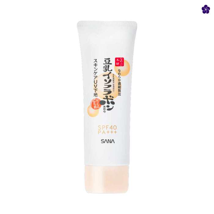 Sana Nameraka Honpo Soymilk Skincare Moisture UV Makeup Base SPF40 PA+++ 50 gr. Buy Sana Nameraka Honpo at Murasaki Cosmetics. Best Japanese cosmetics shop in Europe