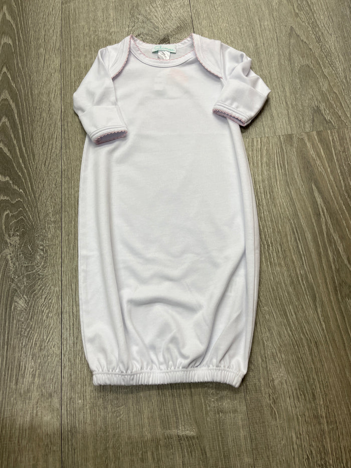 Shimoa White w/Pink Picot Edge Gown