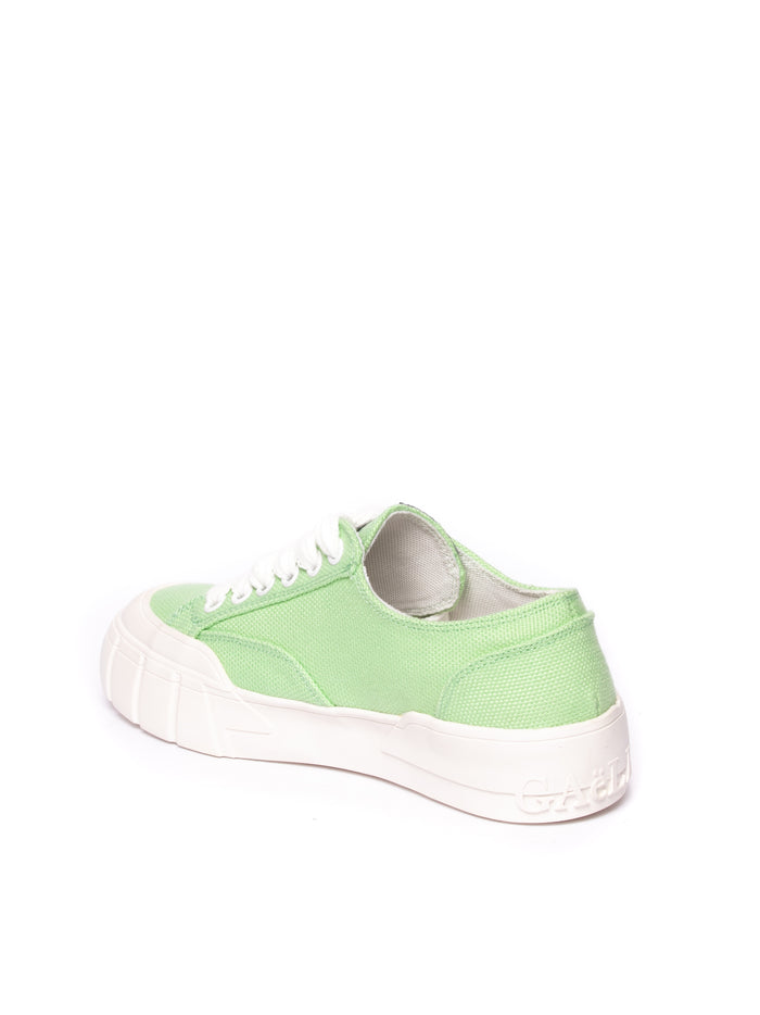GAELLE Sneaker canvas verde 2571 NYLON-VERDE
