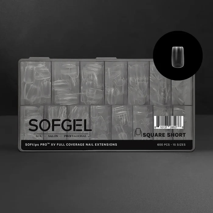 SOFGEL SOFTIPS PRO™ XV - Standard Square Short, 600 pcs