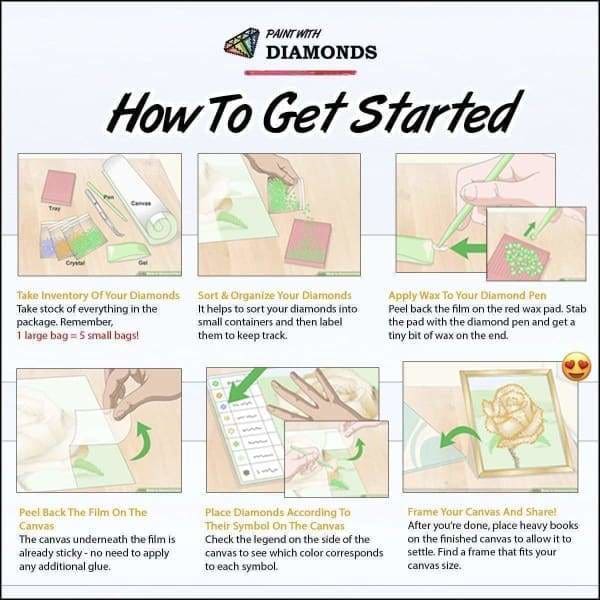 Landscape Diamond Painting Kit - Stacked Stones-Square 20x30cm- - Paint With Diamonds