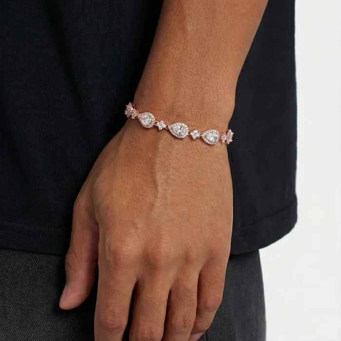Star Drop Bracelet - Rose Gold