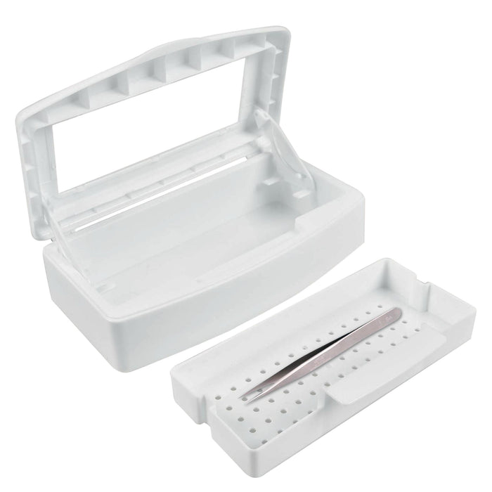 Sterilising Tray for Lash Tools with lash tweezers