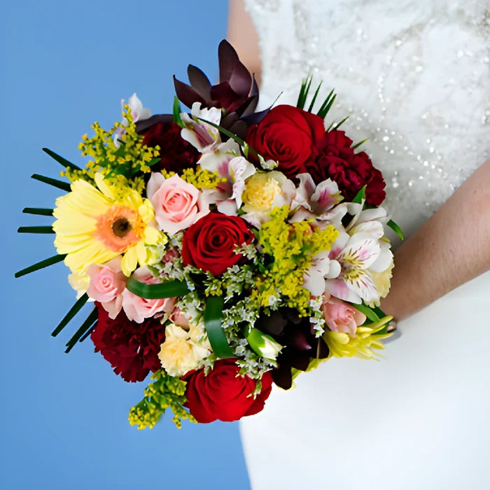 Summer Harvest Flower Centerpiece