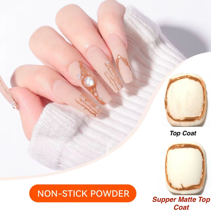 Supper Matte Top Coat No Stick Matte Top Coat 15ml