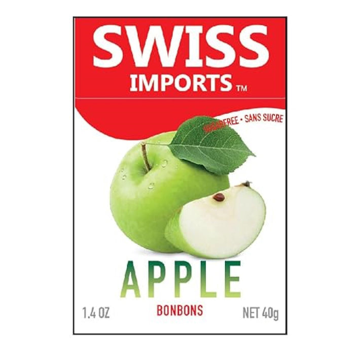 Swiss Imports Sugar Free Apple Bonbons 40g