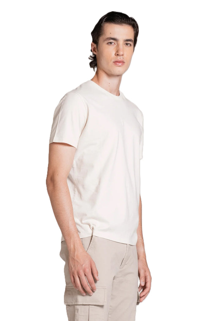 IMPURE t-shirt cotone bianco JOSHUA COTONE-WHITE