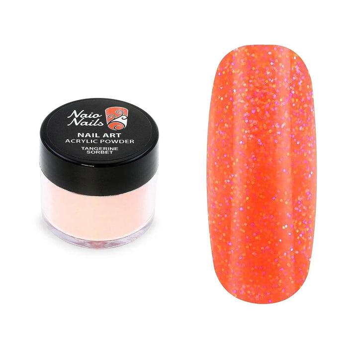 Tangerine Sorbet Shimmer Acrylic - 12g Naio Nails