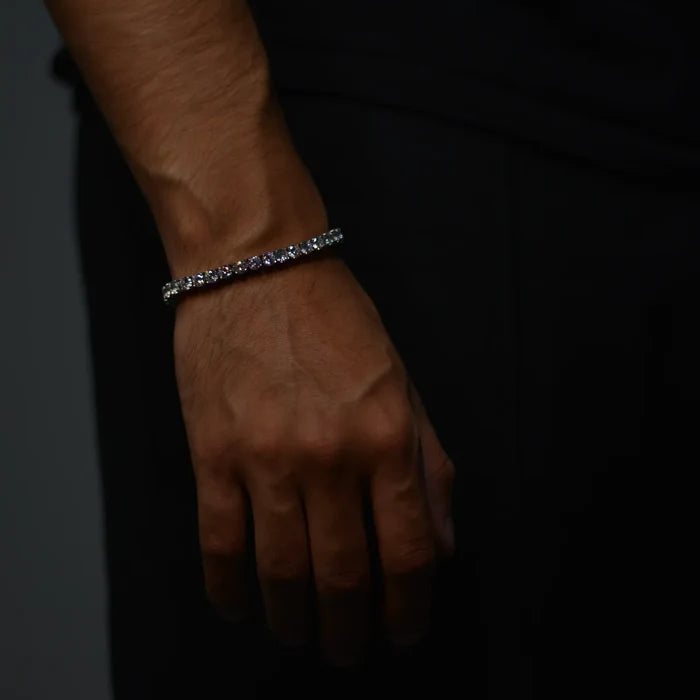 Tennis Bracelet - 4mm - Silver