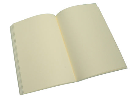 Text Block - Journal Blank Medium CREAM Pages Set of Five
