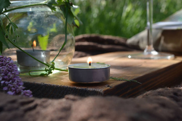 Recycled Garden Candle