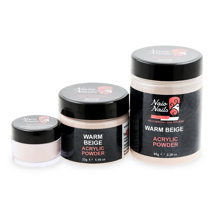 Warm Beige Cover Pink Acrylic Powder 12g - 195g Naio Nails