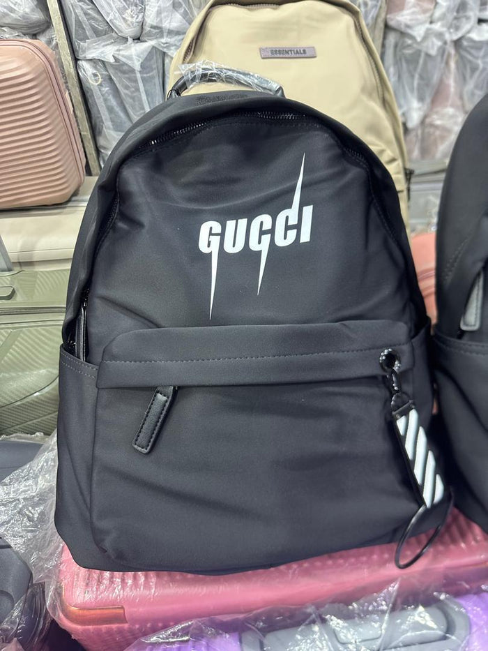 Xchafa Premium Black Backpack - Neon Green Badge Edition (School & Travel)