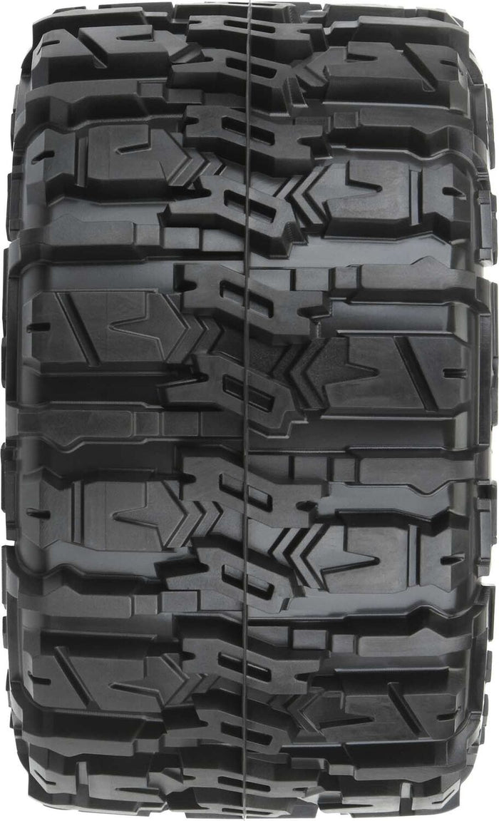1/10 Trencher HP BELTED F/R 2.8" MT Tires Mounted 12mm Blk Raid (2)