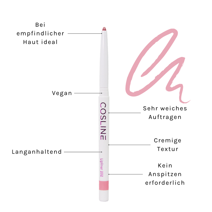 COSLINE Lipliner Azalea 202 Benefits