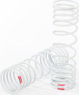 Springs, rear (progressive, +10% rate, pink) (2)