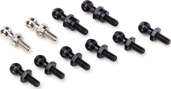 Pivot balls: black (6), silver (2), black (long) (2)