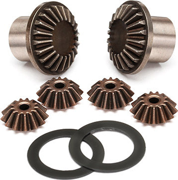 Gear set, differential (output gears (2)/ spider gears (4)/ 16x23.5x.5mm TW (2))