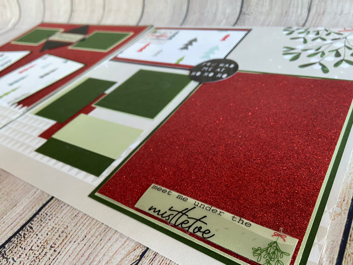 A December Story 12X12 Double-Page Scrapbook Layout