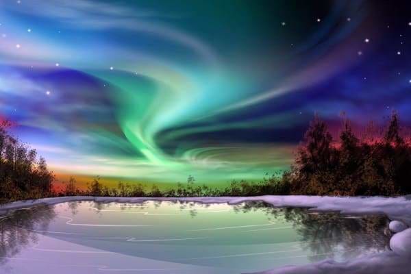 Space Diamond Painting Kit - A Magical Night-Square 20x30cm- - Paint With Diamonds