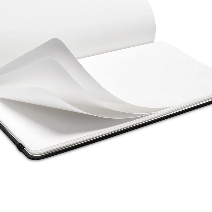 Close-up of Karst stone paper sketchbook pages showing smooth, durable, waterproof sheets designed for sketching, drawing, and creative artwork.