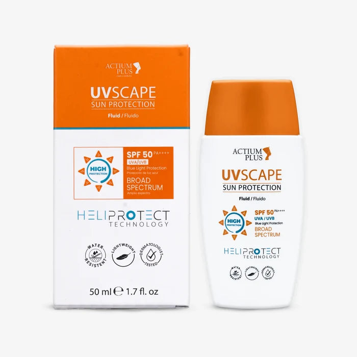Actium Plus UVscape Sun Protection Broad Spectrum Fluid Sunscreen SPF 50 PA++++ (50ml)