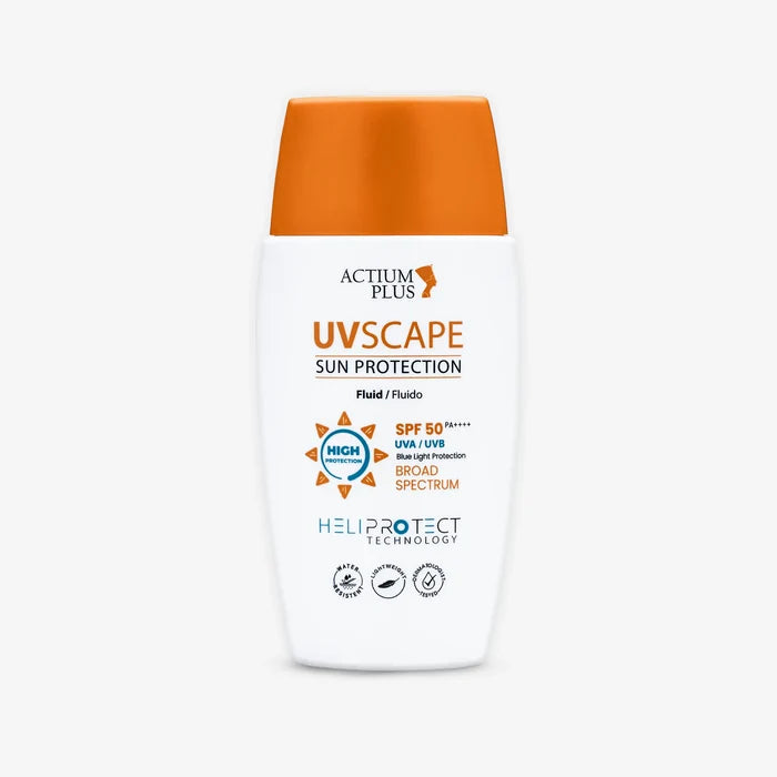 Actium Plus UVscape Sun Protection Broad Spectrum Fluid Sunscreen SPF 50 PA++++ (50ml)