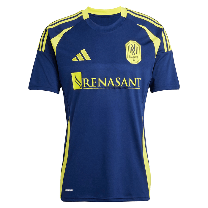 adidas Nashville Woobens Pacius Away Jersey 25/26 (Tena Blue) | SoccerWearhouse