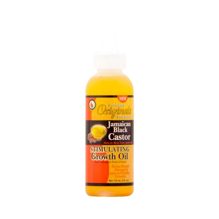 Africas Best Jamaican black castor oil for hair growth bottle of stimulating growth oil for scalp massage