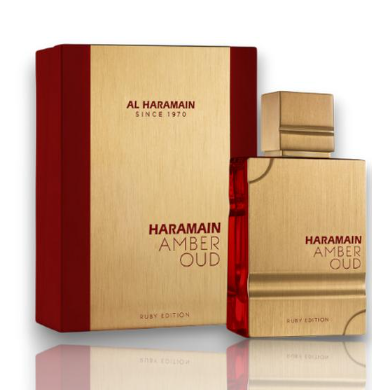 Al Haramain | Amber Oud | Ruby Edition | Unisex Fragrance | 100ML - 3.4OZ | Eau De Parfum | Saffron - Bitter Almond & Cedar