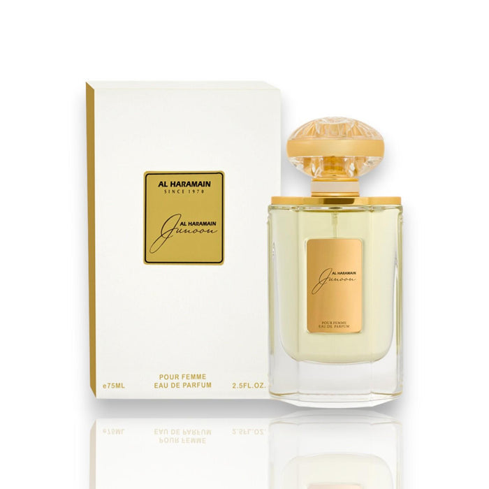 Al Haramain | Junoon | Women's Fragrance | 100 ML - 3.4 OZ | Eau De Parfum | Powdery Notes - Rose & Ylang-Ylang