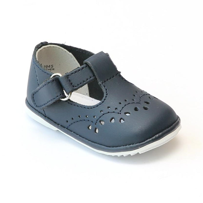 Angel Navy T Strap Shoe