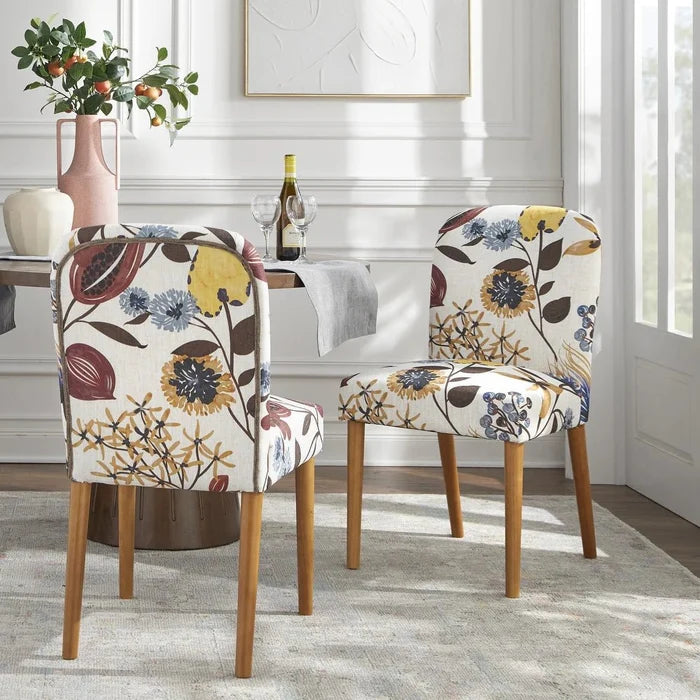 angelo:HOME Dining Chair - Annabelle - set of 2 (Autumn Floral) - angelo:HOME - Dining Chairs