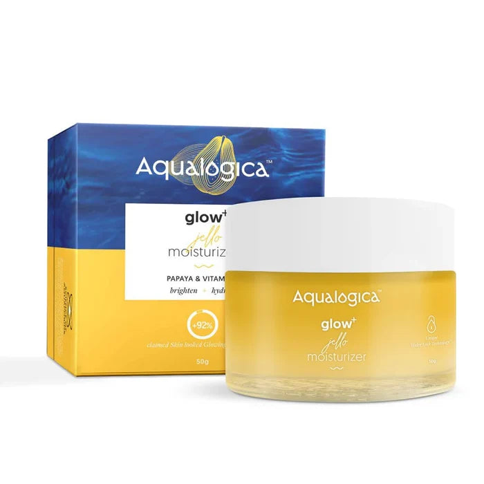 Aqualogica Glow+ Jello Moisturizer with Papaya and Vitamin C 50g