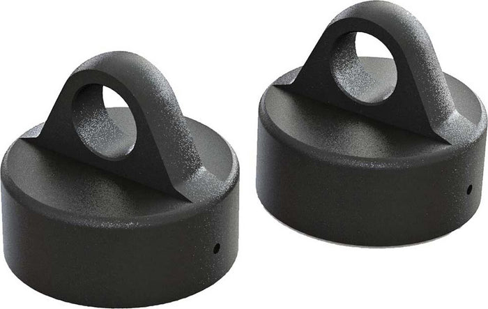 Shock Cap Aluminum, Black (2): 6S