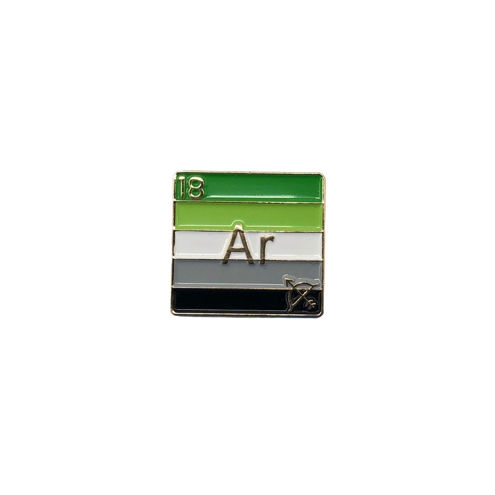 Aromantic Pride Enamel Pin