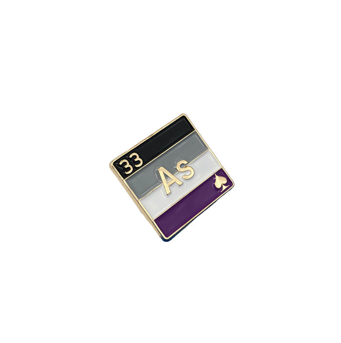 Asexual Pride Enamel Pin