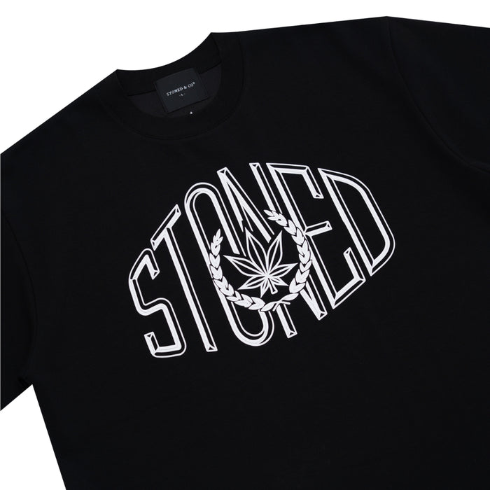 ATC : College Logo Tee Black