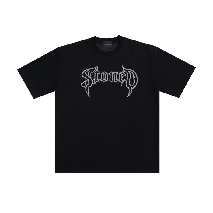 ATC : Conspiracy Rhinestone Tee Black