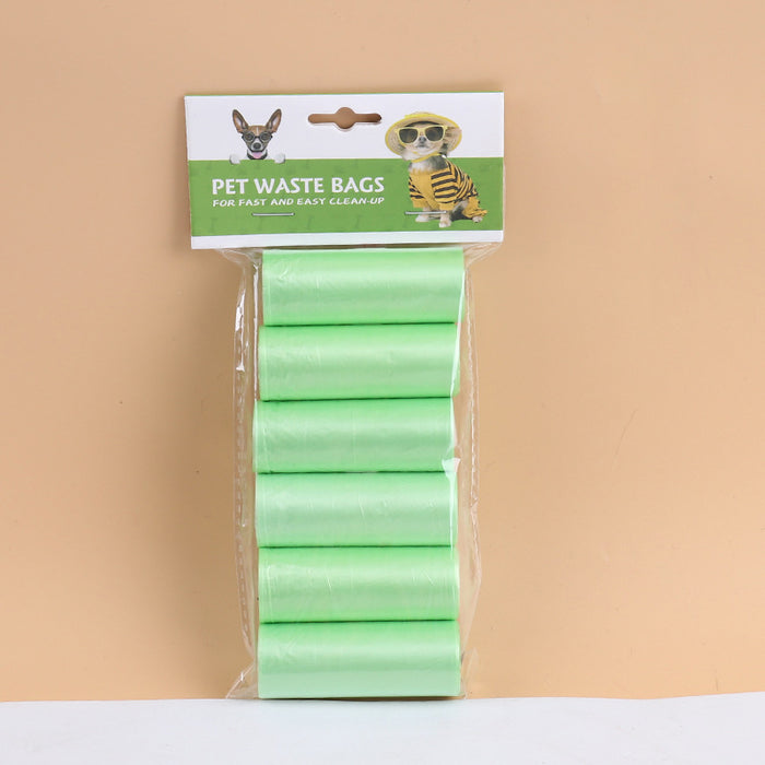Green poop bag / Six juan