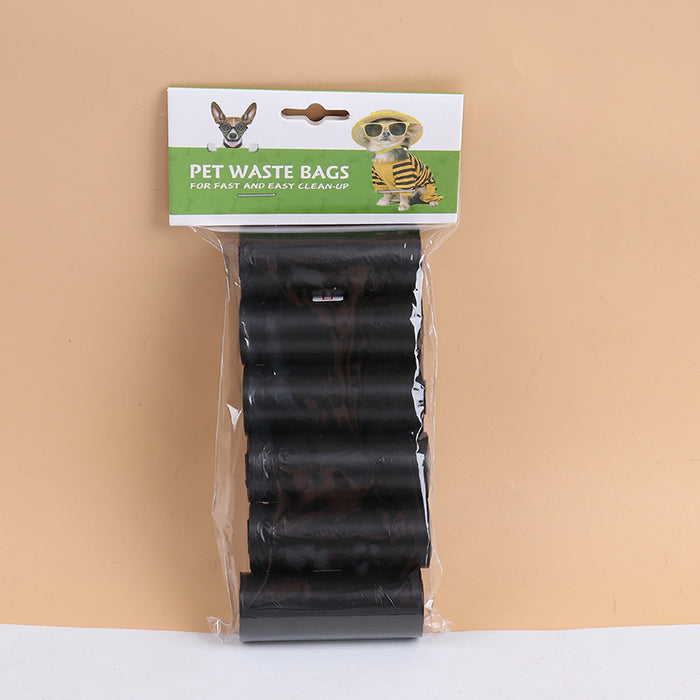 Black poop bag / Six juan