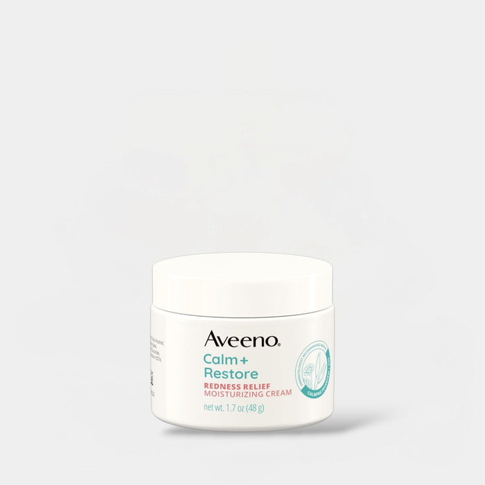 Aveeno Calm + Restore Redness Relief Moisturizing Cream 48g كريم أفينو كالم + ريستور المرطب لتخفيف الاحمرار - Princess Cosmetics Qatar