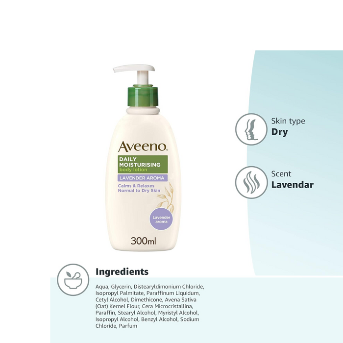 Aveeno Daily Moisturising Lotion Lavender 300 ml (T)
